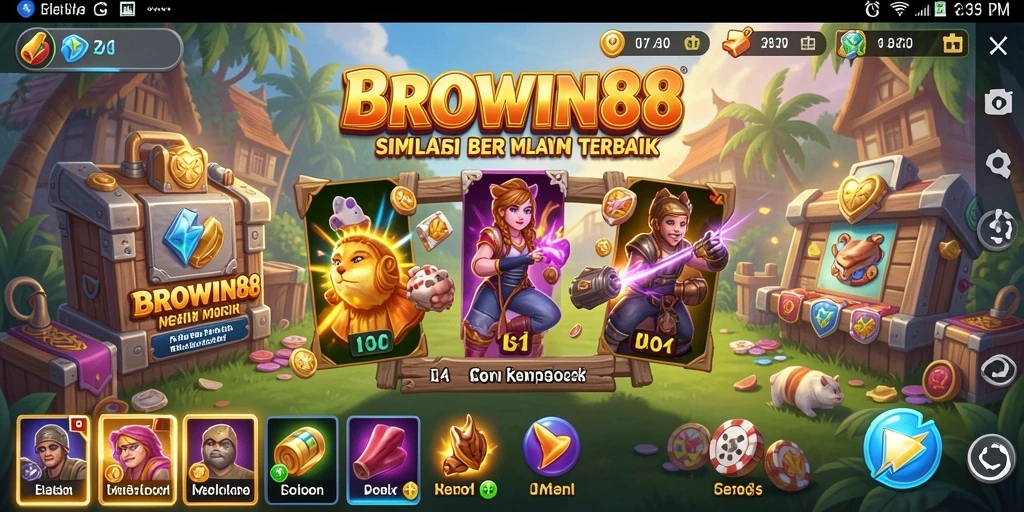 Tampilan gameplay seru dan mendalam dari BROWIN88 yang menggugah minat.