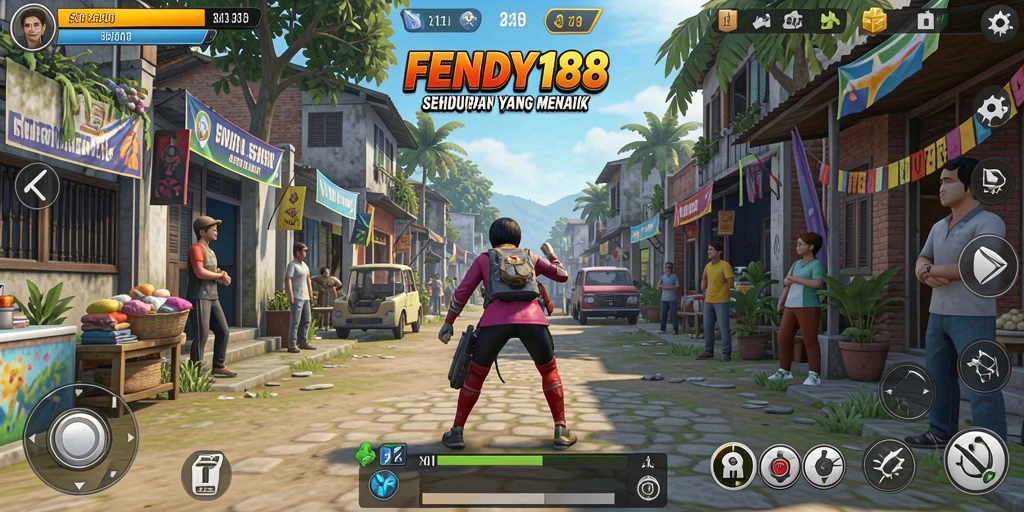 Tampilan gameplay menarik dari FENDY188 yang menunjukkan simulasi kehidupan.