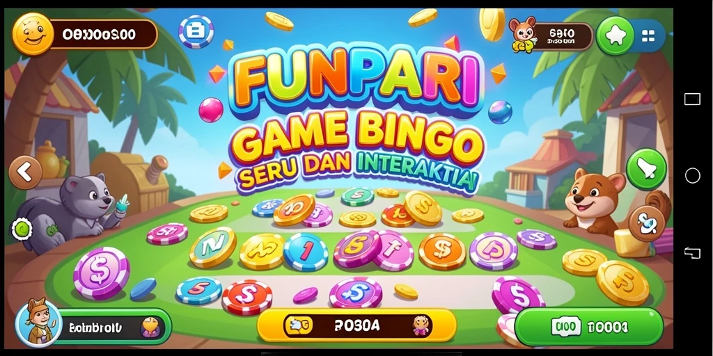 Tampilan gameplay Bingo yang menyenangkan di FUNPARI.
