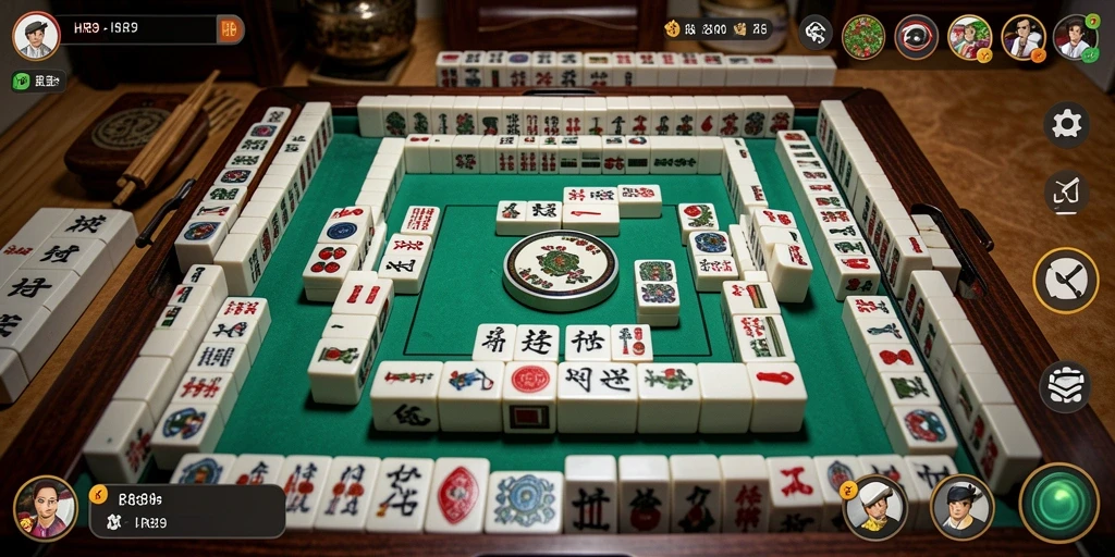 Tampilan seru gameplay Mahjong di HR89 dengan grafis menawan.