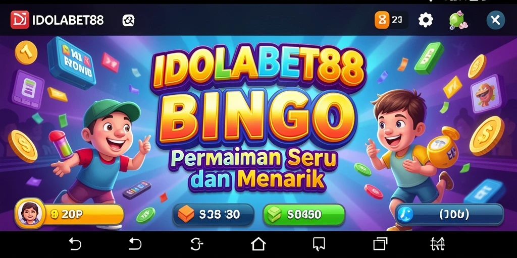 Tampilan gameplay Bingo di IDOLABET88 yang seru dan interaktif.
