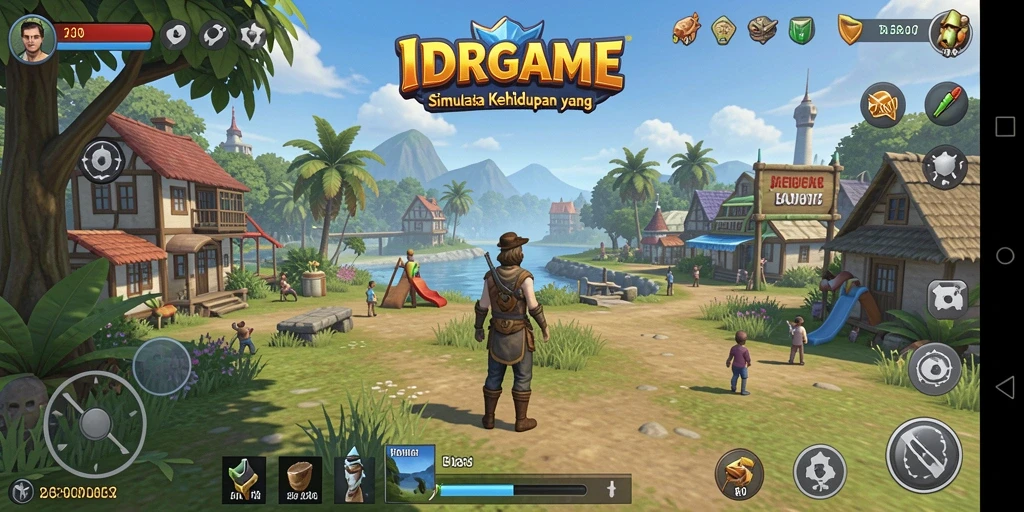 Tampilan gameplay yang interaktif dan menarik di IDRGAME.