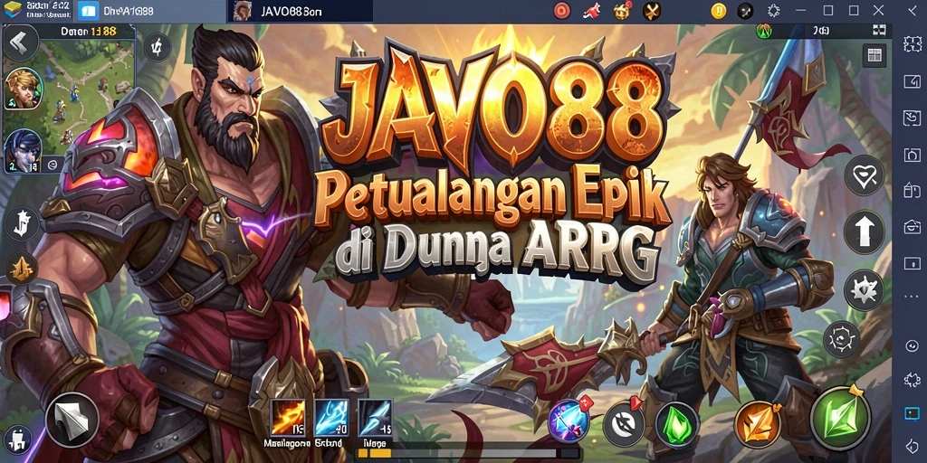 Tampilan menarik dari gameplay petualangan dalam JAVO88.