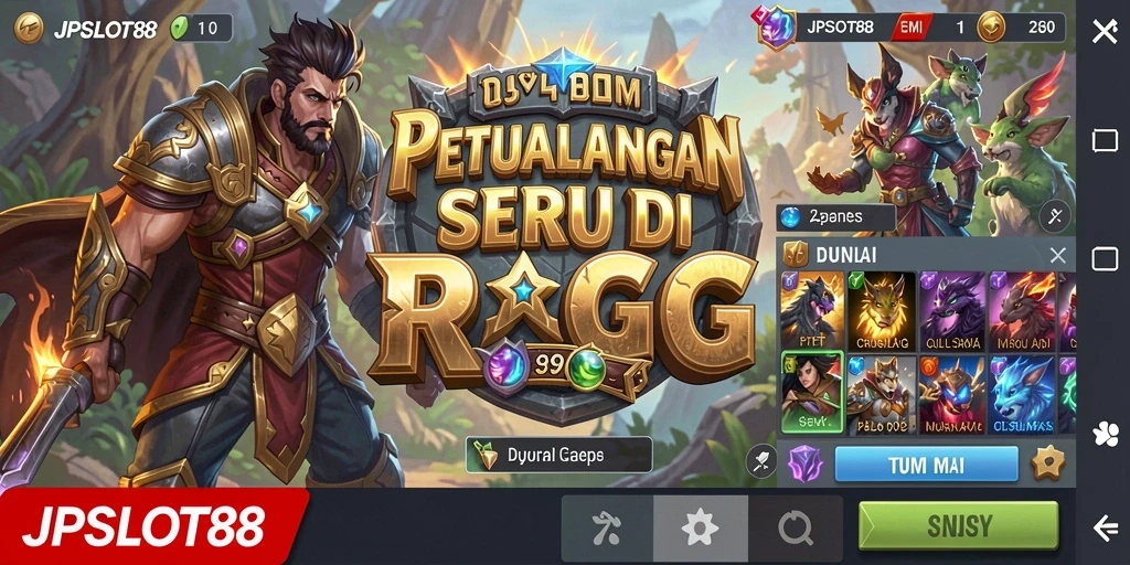 Gameplay RPG JPSLOT88 yang seru dan menantang.