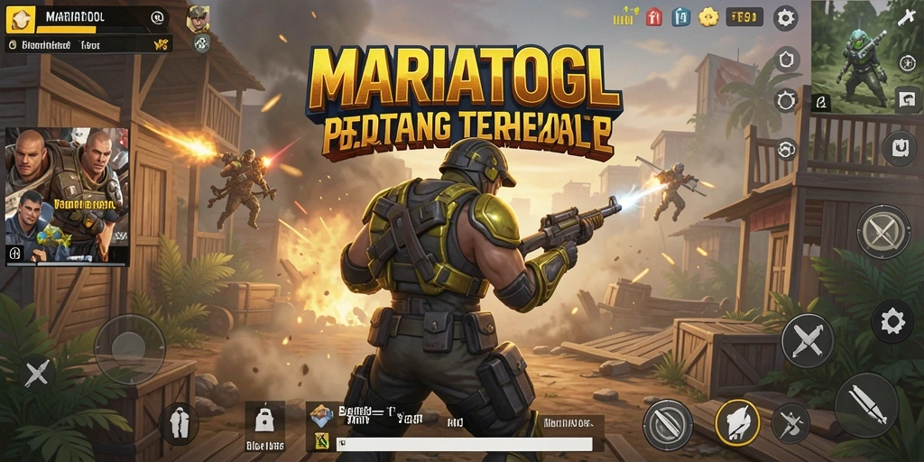 Tampilan epic gameplay MARIATOGL dalam pertempuran Battle Royale.