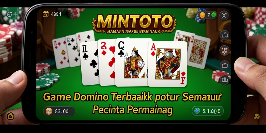 Screenshot gameplay MINTOTO menampilkan keseruan permainan Domino.