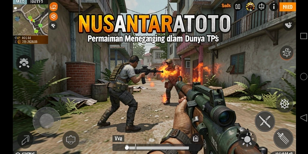 Tampilan gameplay seru dalam dunia NUSANTARATOTO.