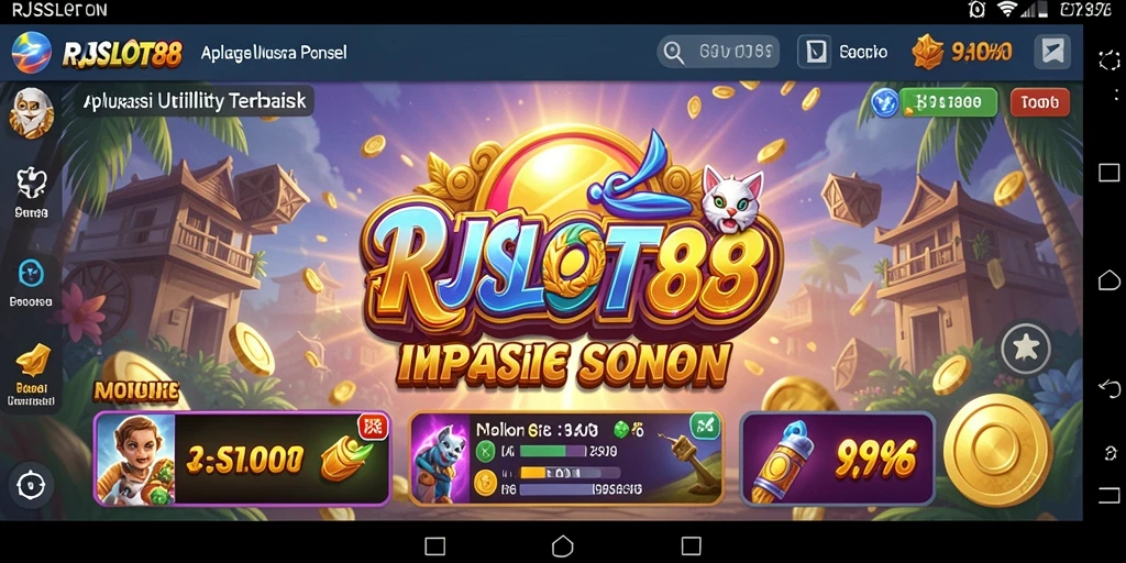Tampilan antarmuka RJSLOT88 yang intuitif dan mudah digunakan.