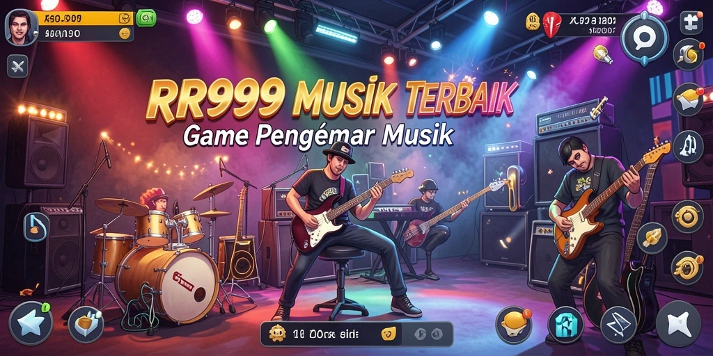 Gameplay seru RR999 dengan berbagai pilihan lagu musik.