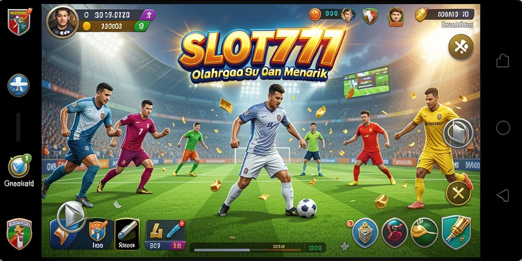 Tampilan gameplay seru dan kompetitif dalam SLOT777.