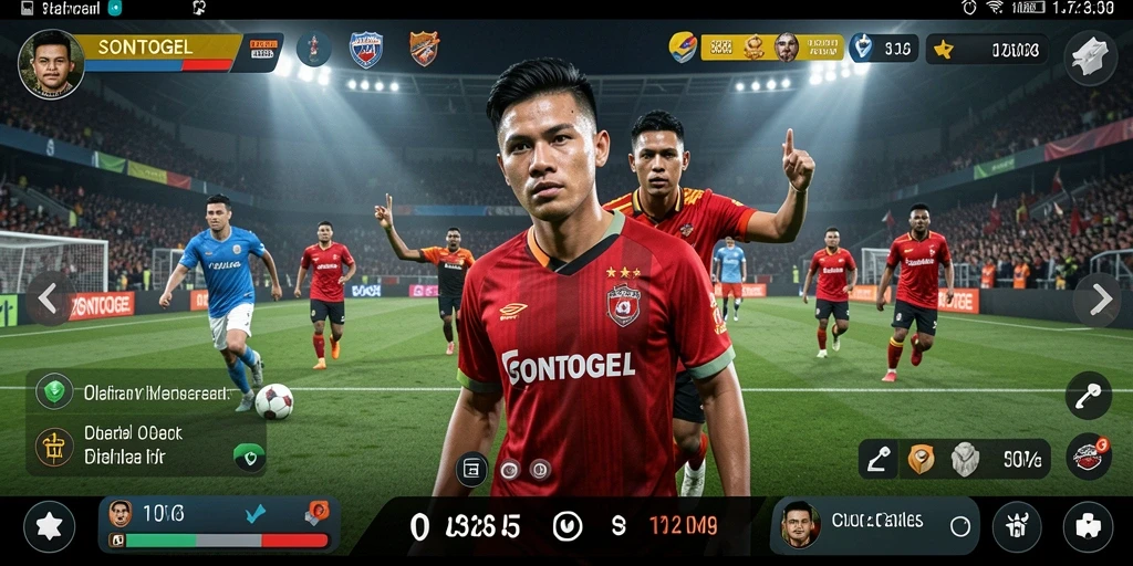 Tampilan gameplay SONTOGEL yang mengasyikkan dengan intensitas olahraga.