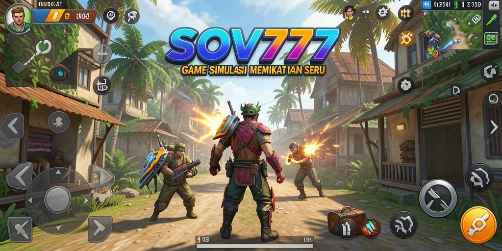 Screenshot gameplay SOV777 menunjukkan aksi seru dalam simulasi.