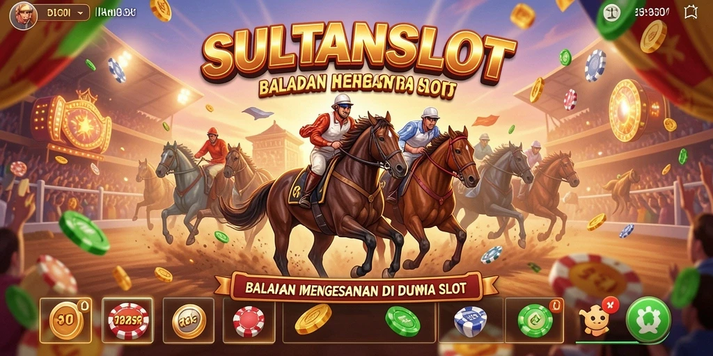 Gameplay SULTANSLOT yang mendebarkan dalam balapan slot yang menantang.