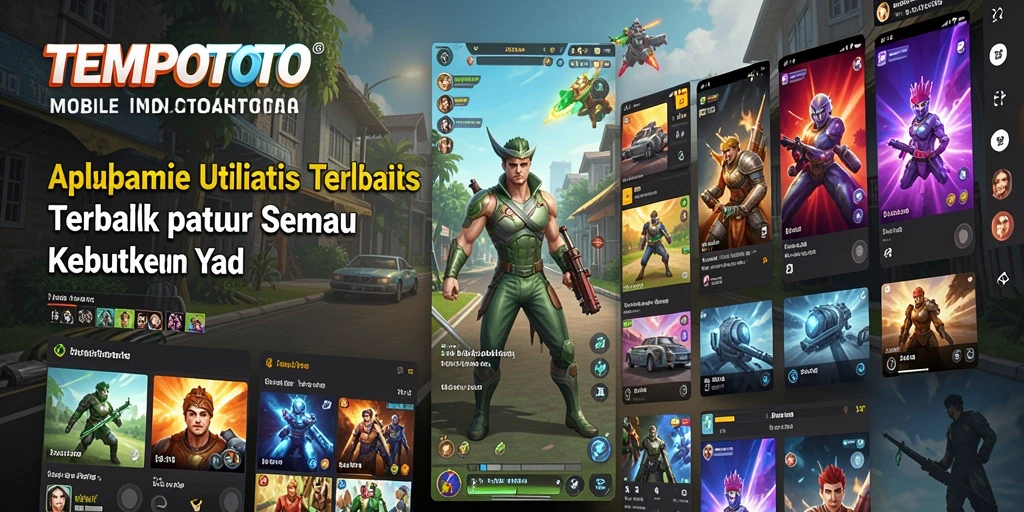 Tampilan antarmuka utama TEMPOTOTO yang sederhana dan fungsional.