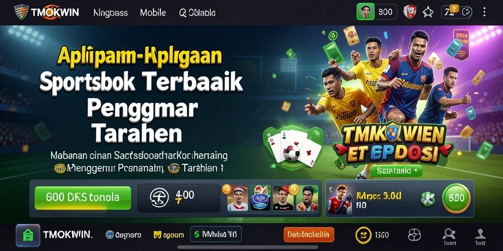 Tampilan utama gameplay TMOKWIN dengan taruhan olahraga yang menarik.