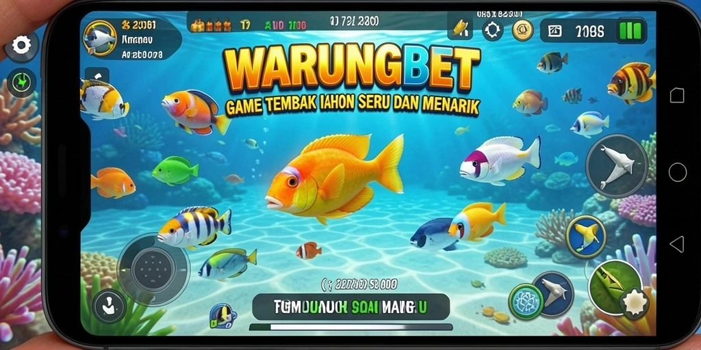 Tampilan gameplay seru di WARUNGBET saat berburu ikan.