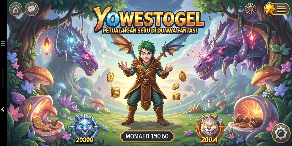 Tangkapan layar YOWESTOGEL menampilkan pertarungan seru di dunia petualangan.