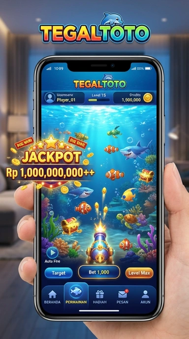 Tampilan antarmuka pengguna tegaltoto yang menarik.